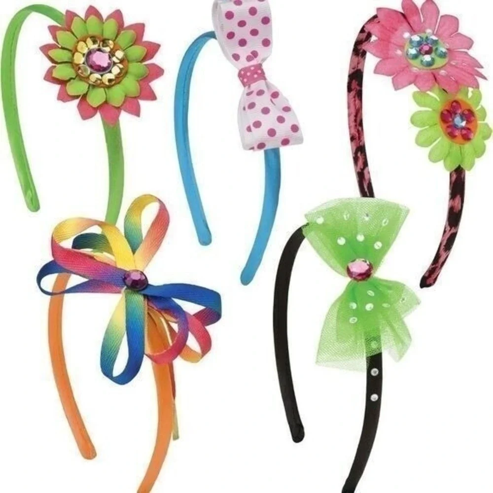 ALEX Toys So Many Headbands DIY Kit Kids OS Multicolor New Craft Set 10 Pieces - Picture 2 of 4